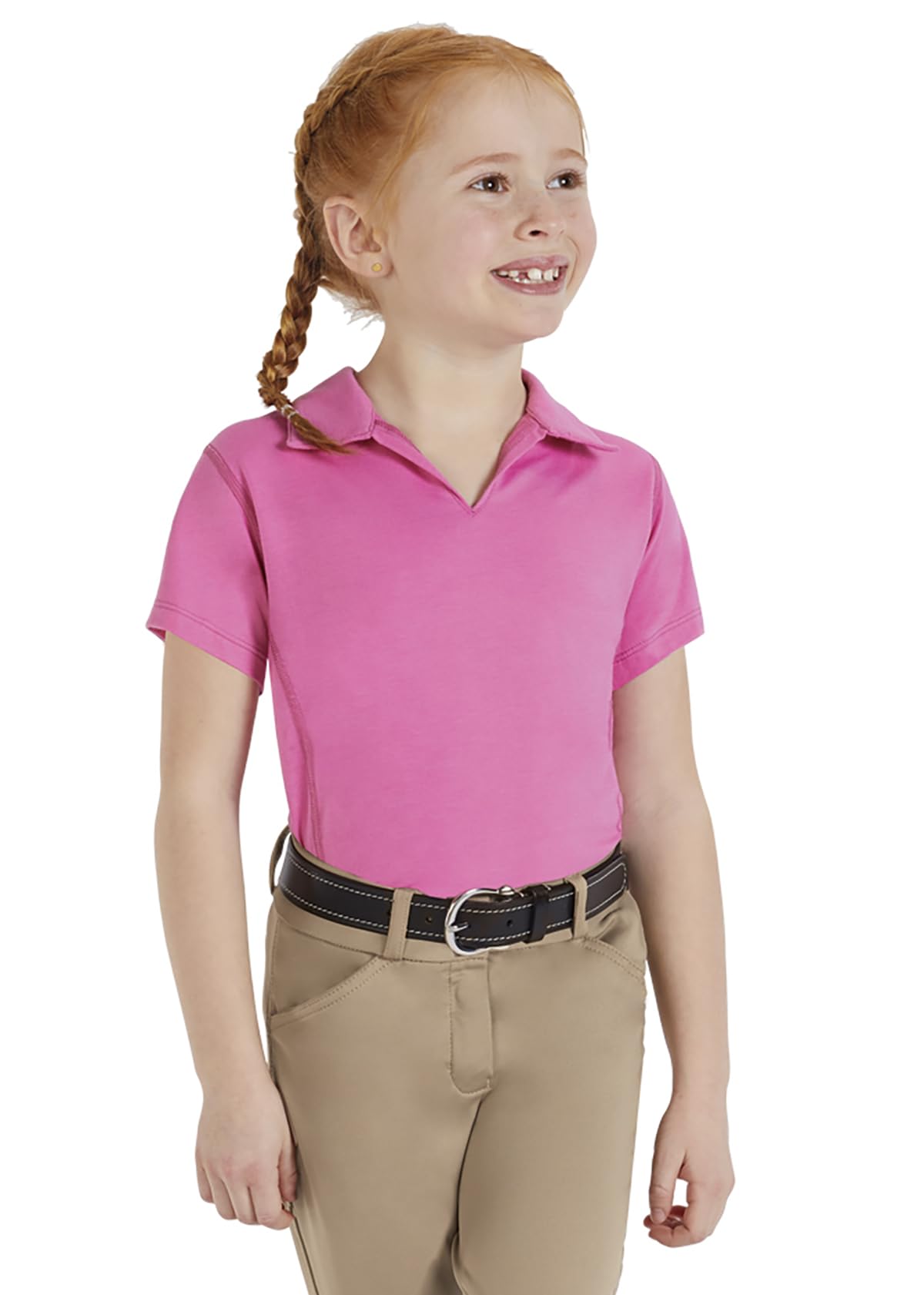 Dover Saddlery Riding Sport - Kids’ Ora Polo Shirt - Image 3